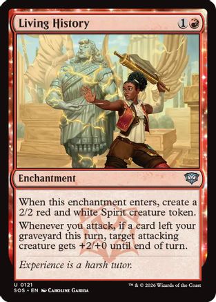 Living History (SOS-121) (Foil)