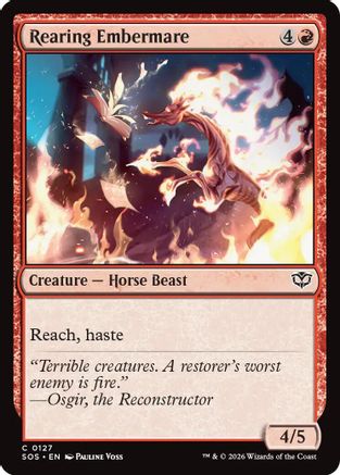 Rearing Embermare (SOS-127) (Foil)