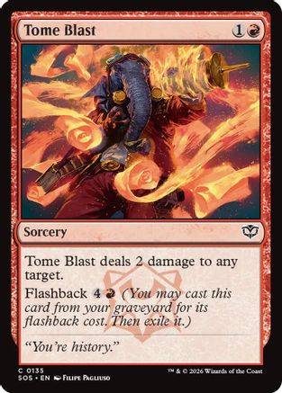 Tome Blast (SOS-135) (Foil)
