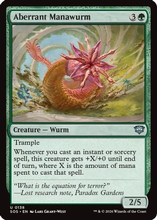Aberrant Manawurm (SOS-138) (Foil)