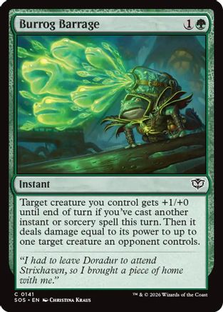 Burrog Barrage (SOS-141) (Foil)
