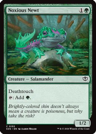 Noxious Newt (SOS-155) (Foil)