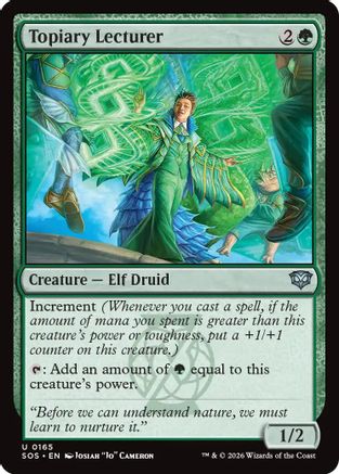 Topiary Lecturer (SOS-165) (Foil)