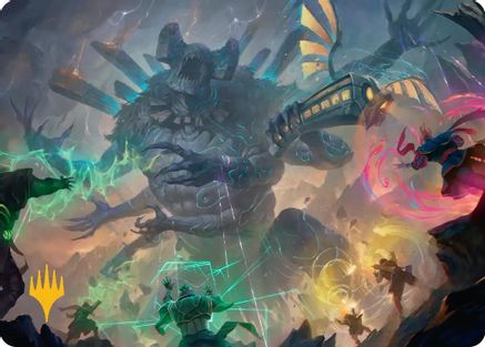 Moment of Reckoning Art Card (Gold-Stamped Planeswalker Symbol) (ASSOS-019)