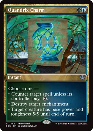 Quandrix Charm (PPSOS-365) (Foil)