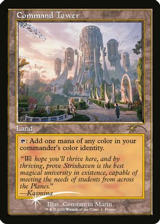 Command Tower (Strixhaven: Omens of Chaos) (MEDIA-001) (Foil)