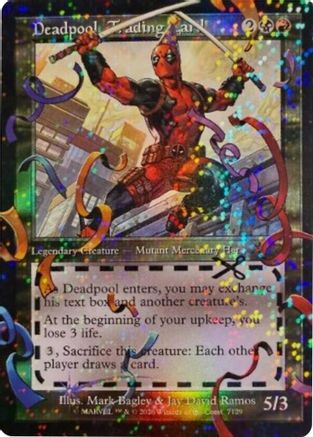 Deadpool, Trading Card (7129) (Pool Party Foil) (SLD-7129)
