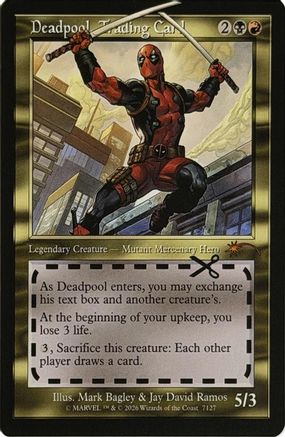 Deadpool, Trading Card (7127) (SLD-7127) (Foil)