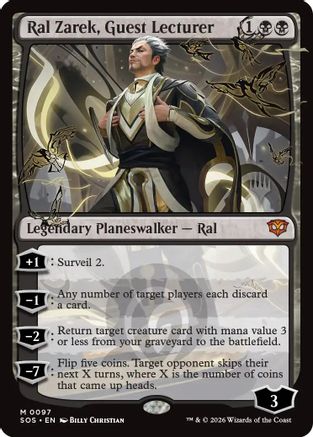 Ral Zarek, Guest Lecturer (PPSOS-097) (Foil)
