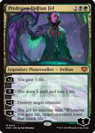 Professor Dellian Fel (PPSOS-214) (Foil)