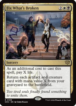 Fix What's Broken (PPSOS-188) (Foil)