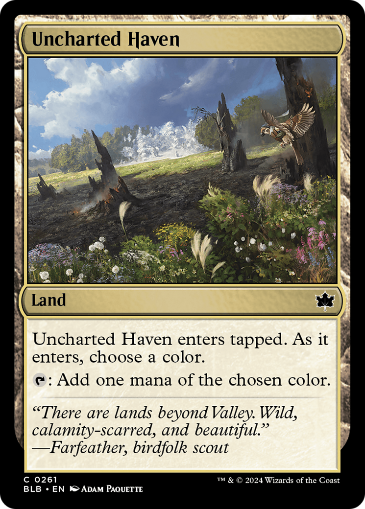 Uncharted Haven (BLB-261) (Foil)