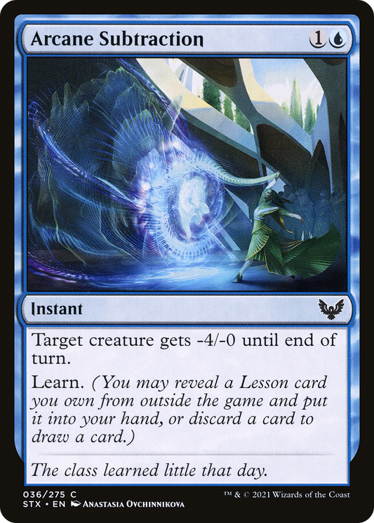 Arcane Subtraction (STX-036) (Foil)