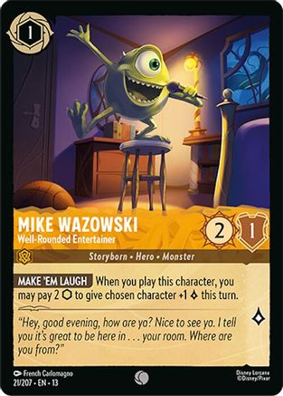 Mike Wazowski - Well-Rounded Entertainer (13-021) (Cold Foil)