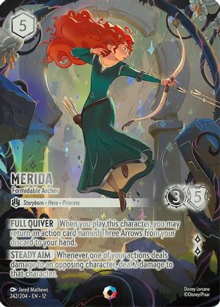 Merida - Formidable Archer (Iconic) (12-242) (Holofoil)