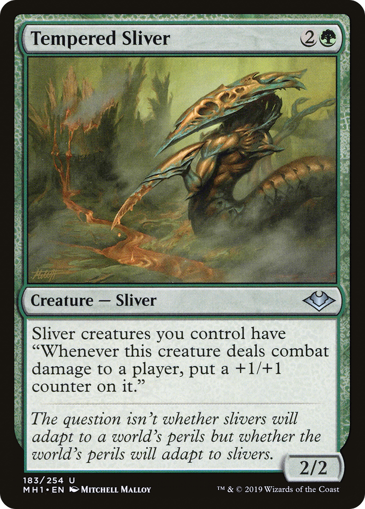 Tempered Sliver (MH1-183) (Foil)