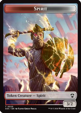 Spirit (0025) // Copy Double-Sided Token (SOC-25 // 1)