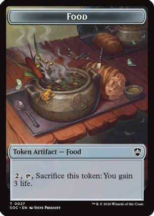 Food // City's Blessing Double-Sided Token (SOC-27 // 29)