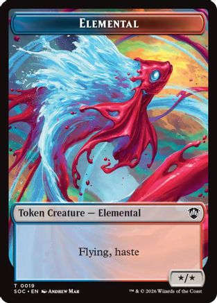 Elemental (0019) // Copy Double-Sided Token (SOC-19 // 1)