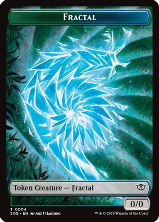 Fractal (0004) // Elemental (0002) Double-Sided Token (SOS-4 // 2)