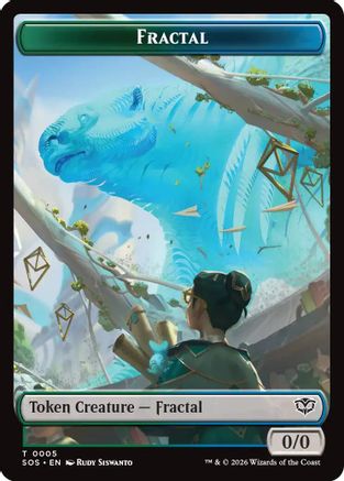 Fractal (0005) // Pest (0009) Double-Sided Token (SOS-5 // 9)
