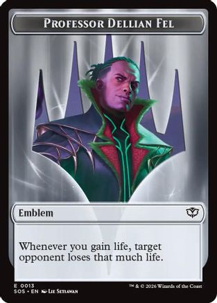 Professor Dellian Fel  // Pest (0008) Double-Sided Token (SOS-13 // 8)