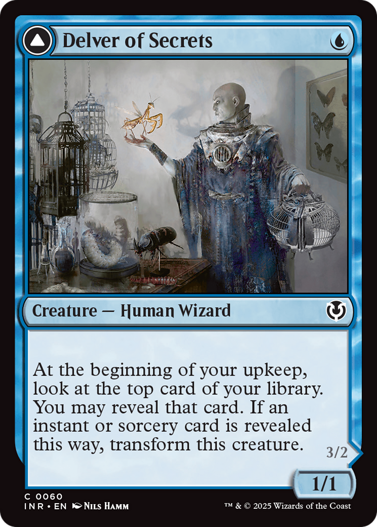 Delver of Secrets // Insectile Aberration (INR-060)