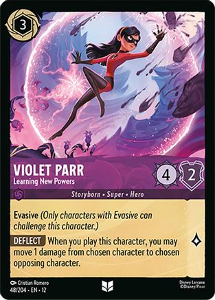 Violet Parr - Learning New Powers (12-048) (Cold Foil)