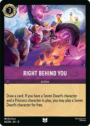 Right Behind You (12-064) (Cold Foil)