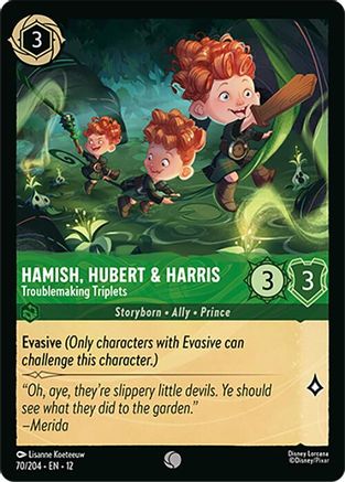 Hamish, Hubert & Harris - Troublemaking Triplets (12-070)