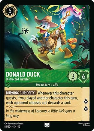 Donald Duck - Distracted Traveler (12-084) (Cold Foil)