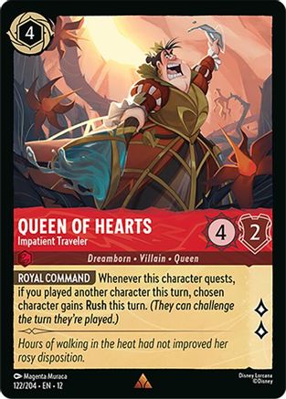Queen of Hearts - Impatient Traveler (12-122)