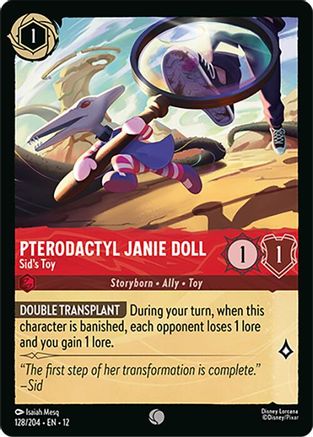 Pterodactyl Janie Doll - Sid's Toy (12-128)