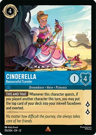 Cinderella - Resourceful Traveler (12-155) (Cold Foil)