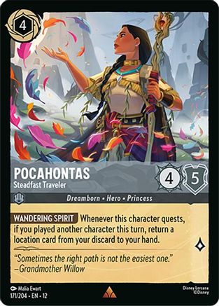 Pocahontas - Steadfast Traveler (12-171)