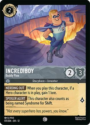 Incrediboy - Buddy Pine (12-177) (Cold Foil)