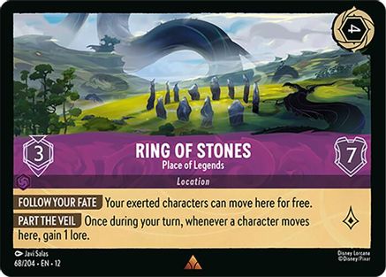 Ring of Stones - Place of Legends (12-068) (Cold Foil)