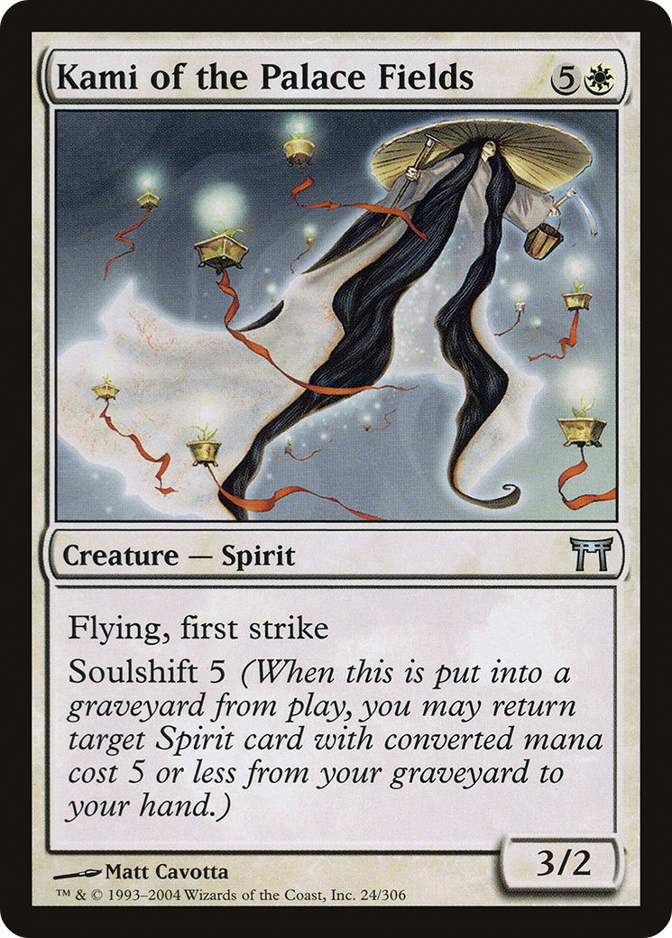 Kami of the Palace Fields (CHK-024) (Foil)