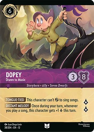 Dopey - Drawn to Music (Foil) (12-038) (Cold Foil)