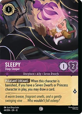 Sleepy - Deep Sleeper (Foil) (12-044) (Cold Foil)