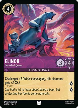 Elinor - Bespelled Queen (12-051) (Cold Foil)