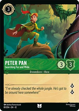 Peter Pan - Searching Far and Wide (Foil) (12-081) (Cold Foil)