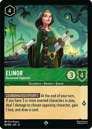 Elinor - Renowned Diplomat (12-086) (Cold Foil)