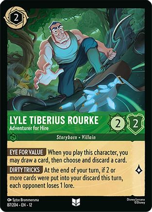Lyle Tiberius Rourke - Adventurer for Hire (12-087) (Cold Foil)