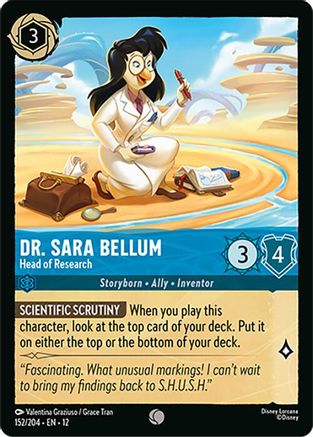 Dr. Sara Bellum - Head of Research (12-152)