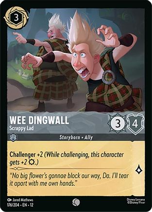 Wee Dingwall - Scrappy Lad (12-176) (Cold Foil)