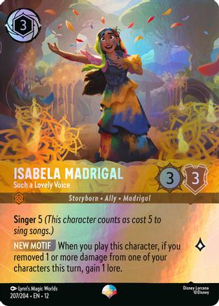 Isabela Madrigal - Such a Lovely Voice (Epic) (12-207) (Holofoil)