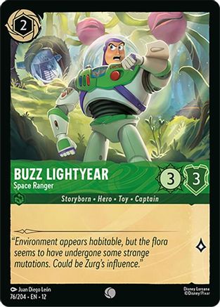 Buzz Lightyear - Space Ranger (12-076) (Cold Foil)