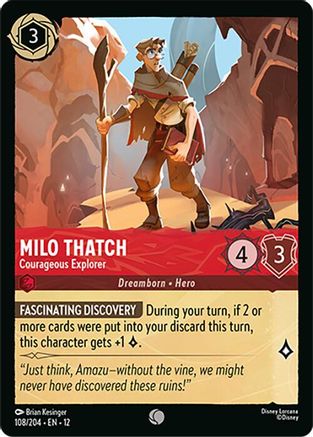 Milo Thatch - Courageous Explorer (12-108)