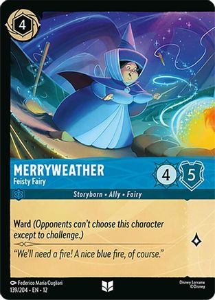 Merryweather - Feisty Fairy (Foil) (12-139) (Cold Foil)
